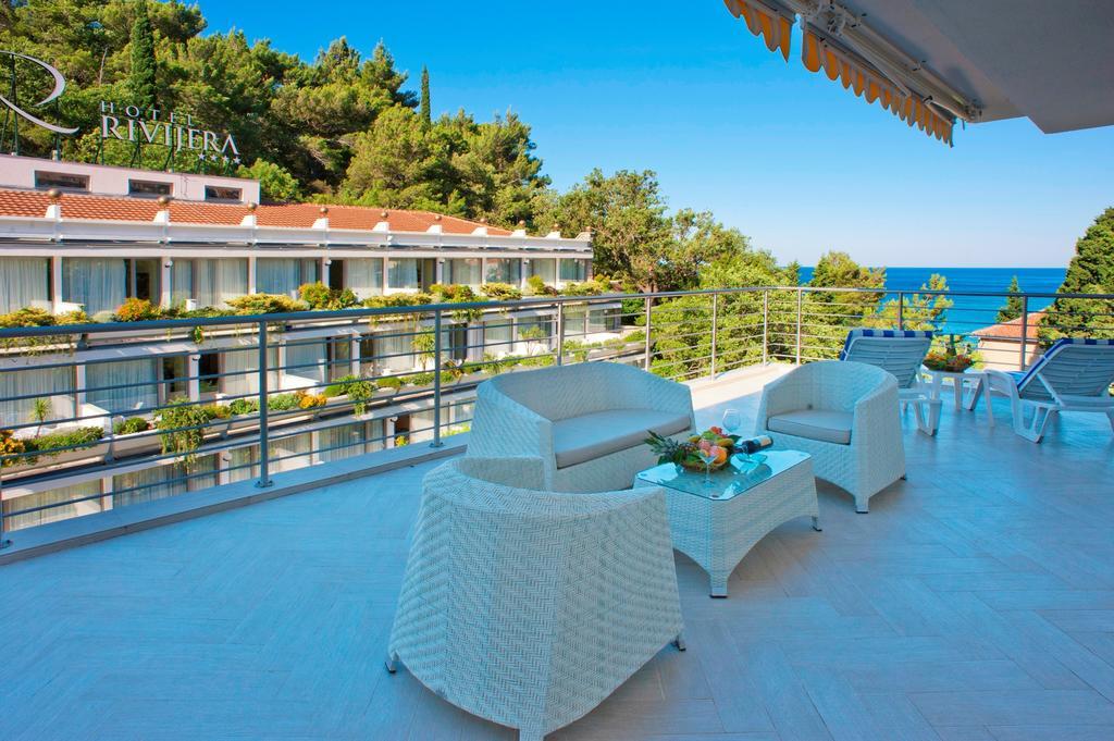 Hotel Rivijera Petrovac Buitenkant foto